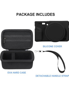 Funda Dura y Silicona Canboc para Canon PowerShot G7X III 2