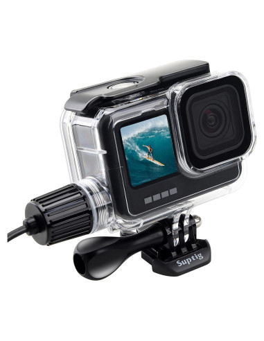 Carcasa Impermeable Suptig para GoPro Hero 9-13, 50m Buceo