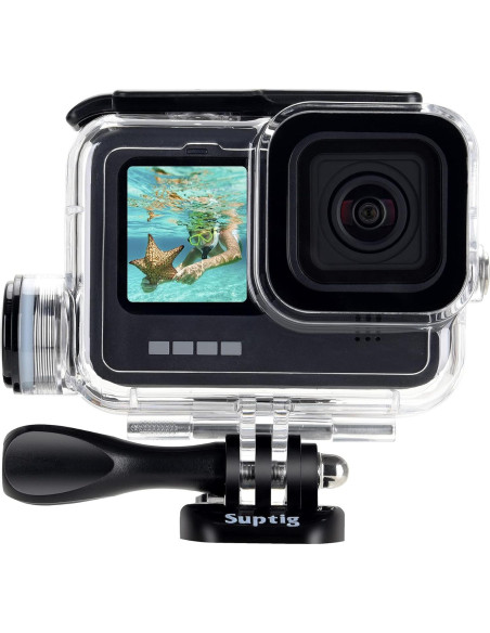 Carcasa Impermeable Suptig para GoPro Hero 9-13, 50m Buceo