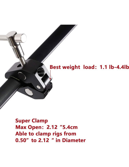 4Pack Super Clamp QYXINC con rosca 1/4 y 3/8 para fotografía 4Pack Super Clamp QYXINC con rosca 1/4 y 3/8 para fotografía