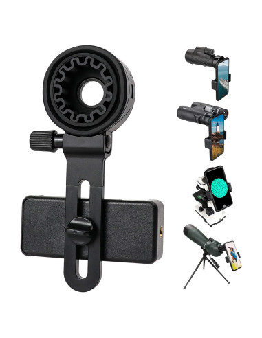 Adaptador de Telescopio para Teléfono LAKWAR LK-19 Ajustable