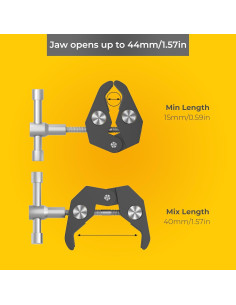 Abrazadera Ajustable Reflex Camera 1/4" y 3/8" para Trípodes 2