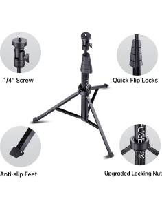 Trípode Profesional Fugetek 67" para Teléfonos Celulares 2