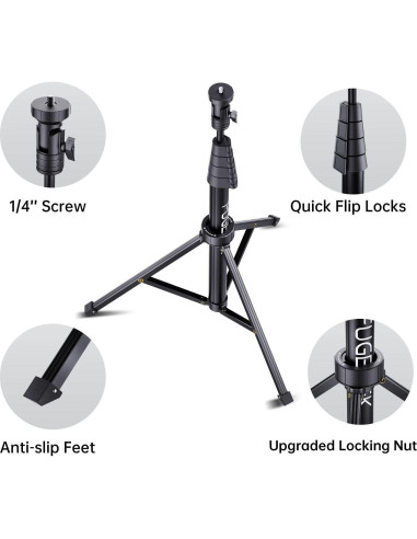 Trípode Profesional Fugetek 67" para Teléfonos Celulares