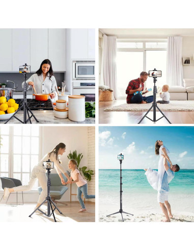 Trípode Profesional Fugetek 67" para Teléfonos Celulares