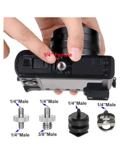 Conjunto de Tornillos para Cámara Homeet 26PCS Adaptadores 2