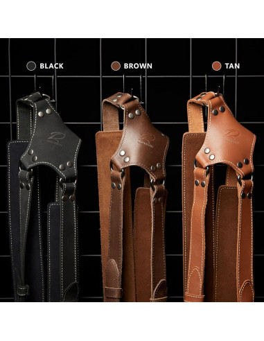 Arnés de cámara dual Padwa Lifestyle cuero marrón 20 kg