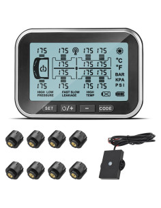 Monitoreo de Presión de Neumáticos Tyona TM6 8 Sensores