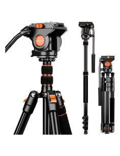 Trípode de Video Profesional Victiv 183 cm Aluminio DSLR