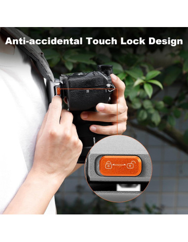 Clip de Mochila para Cámara EQ38 - Anticaída y Antideslizante