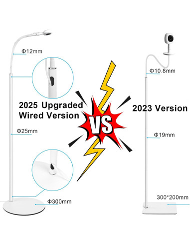 Soporte de Piso para Monitor de Bebé Didalo032, Altura Ajustable 175cm