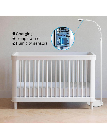 Soporte de Piso para Monitor de Bebé Didalo032, Altura Ajustable 175cm