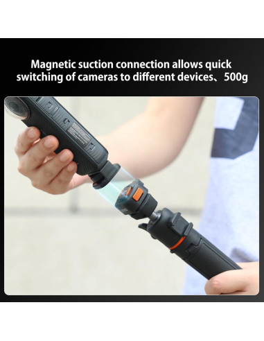 Adaptador de Montaje Rápido Magnético VRIG 1/4" para Cámaras