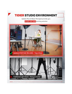 Monopod IFOOTAGE Cobra 2 Base Redonda 79" (RB-A400) 9.98 kg 2