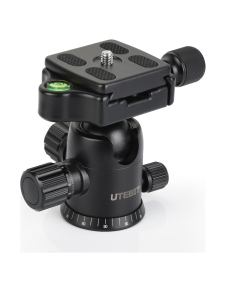Cabezal de Bola UTEBIT 40mm con Placa de Liberación Rápida