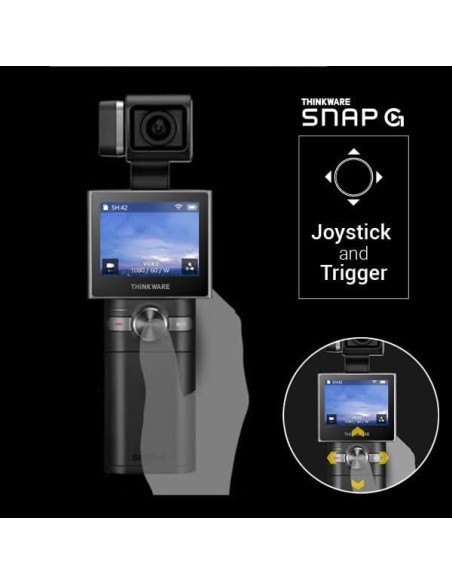 Cámara de Vlogging THINKWARE SNAP-G Plus 4K 60FPS Gimbal Cámara de Vlogging THINKWARE SNAP-G Plus 4K 60FPS Gimbal