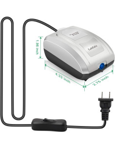 Bomba de vacío LabEdit con tubos y conectores flexibles 2