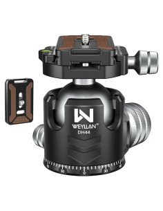 Cabezal de trípode WEYLLAN DH44 44mm 25kg panorámico