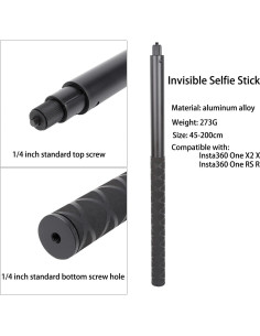 Palo de Selfie PellKing Extensible 2m para Insta360 2