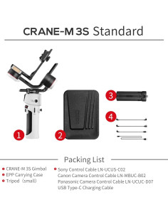 Estabilizador Zhiyun Crane M3S 3 Ejes para Cámaras y Smartphones 2