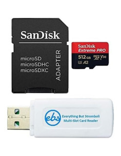 SanDisk 512GB microSD Extreme PRO con Adaptador y Lector 2