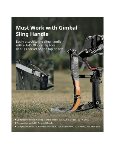Correa de Hombro SmallRig 4118-SR para Gimbal DJI RS2/RS3