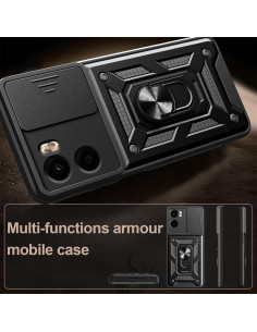 Funda Grado Militar CCSmall para Motorola Moto G05 Negra 2