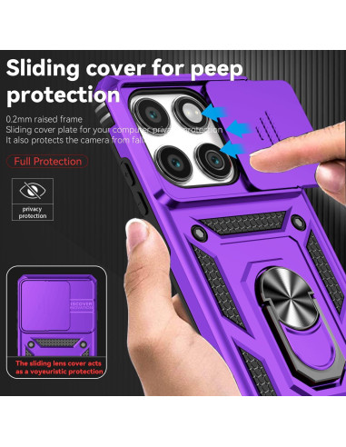 Funda Protectora Motorola Edge 2025 PUSHIMEI Grado Militar