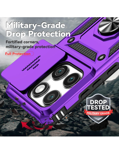 Funda Protectora Motorola Edge 2025 PUSHIMEI Grado Militar