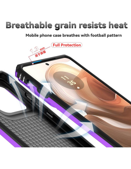 Funda Protectora Motorola Edge 2025 PUSHIMEI Grado Militar Funda Protectora Motorola Edge 2025 PUSHIMEI Grado Militar