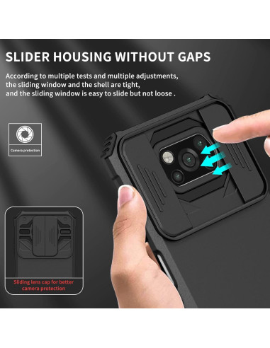 Funda Protectora para Xiaomi Poco X3 NFC/Pro con Soporte y Protector