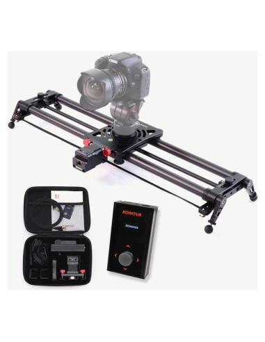 Slider Motorizado KONOVA P1 de Carbono 60cm para Timelapse