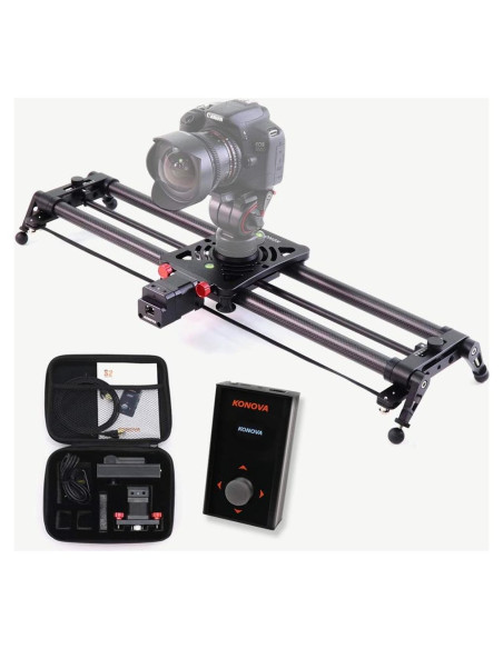 Slider Motorizado KONOVA P1 de Carbono 60cm para Timelapse