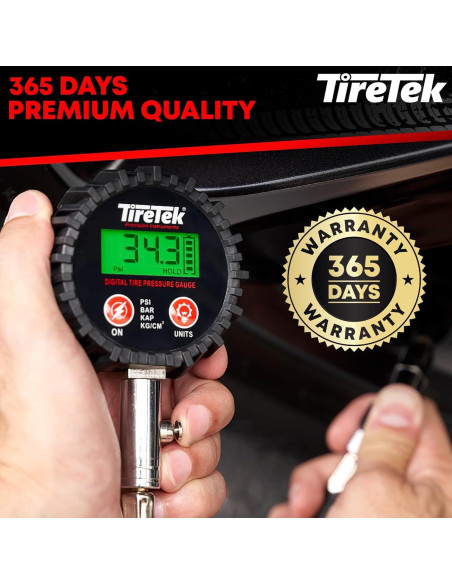 Medidor Digital de Presión de Neumáticos TIRETEK 200 PSI