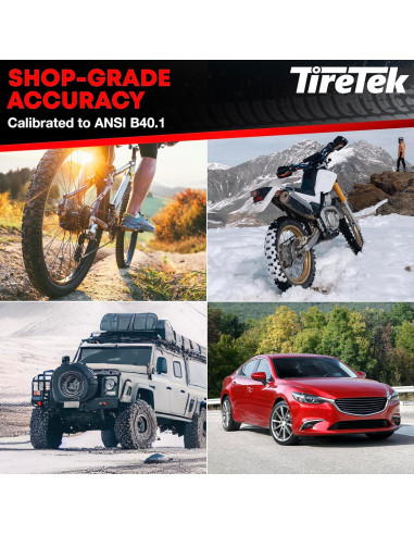 Medidor Digital de Presión de Neumáticos TIRETEK 200 PSI