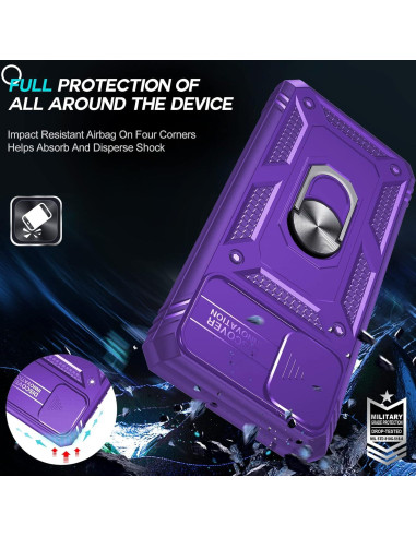 Funda LeYi para Samsung Galaxy A51 con Soporte y Protector