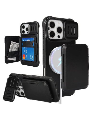 Funda CoozCase para iPhone 16 Pro Max con Soporte y Protección