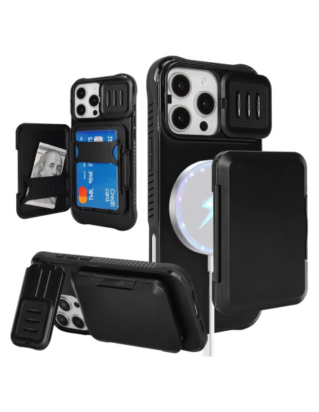 Funda CoozCase para iPhone 16 Pro Max con Soporte y Protección Funda CoozCase para iPhone 16 Pro Max con Soporte y Protección