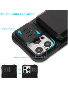 Funda CoozCase para iPhone 16 Pro Max con Soporte y Protección 2