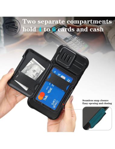 Funda CoozCase para iPhone 16 Pro Max con Soporte y Protección