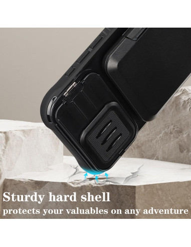 Funda CoozCase para iPhone 16 Pro Max con Soporte y Protección