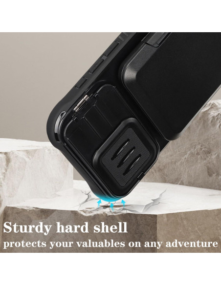 Funda CoozCase para iPhone 16 Pro Max con Soporte y Protección Funda CoozCase para iPhone 16 Pro Max con Soporte y Protección