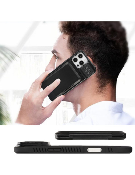 Funda CoozCase para iPhone 16 Pro Max con Soporte y Protección Funda CoozCase para iPhone 16 Pro Max con Soporte y Protección