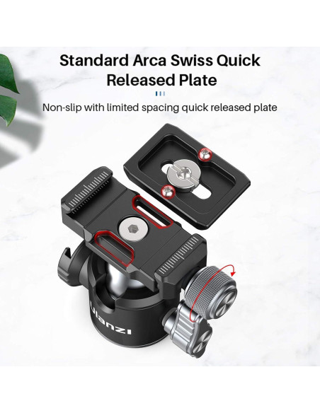 Cabezal de Bola ULANZI U-80L para Trípode - Rotación 360