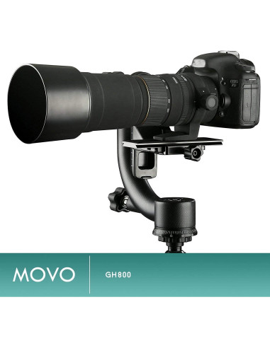 Cabezal de trípode Movo GH800 MKII fibra de carbono 15 kg