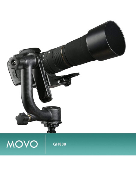Cabezal de trípode Movo GH800 MKII fibra de carbono 15 kg