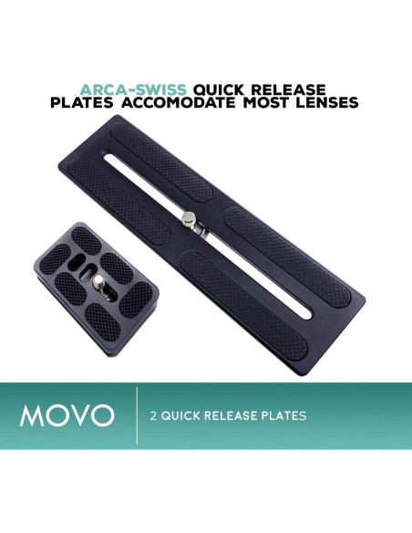 Cabezal de trípode Movo GH800 MKII fibra de carbono 15 kg