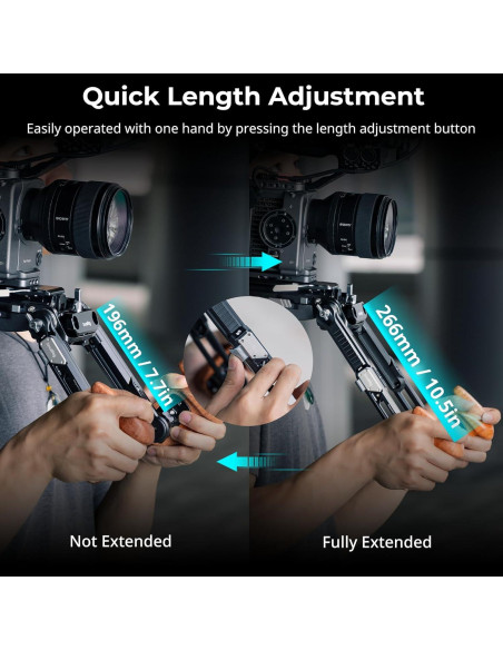 Adaptador de brazo de extensión SmallRig 5206 para rig de hombro