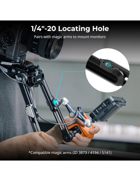 Adaptador de brazo de extensión SmallRig 5206 para rig de hombro