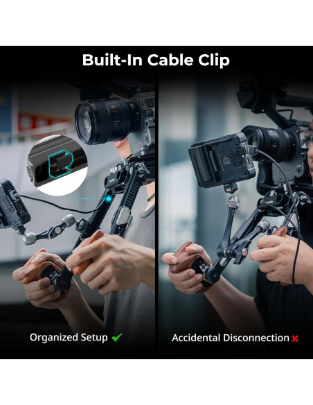 Adaptador de brazo de extensión SmallRig 5206 para rig de hombro